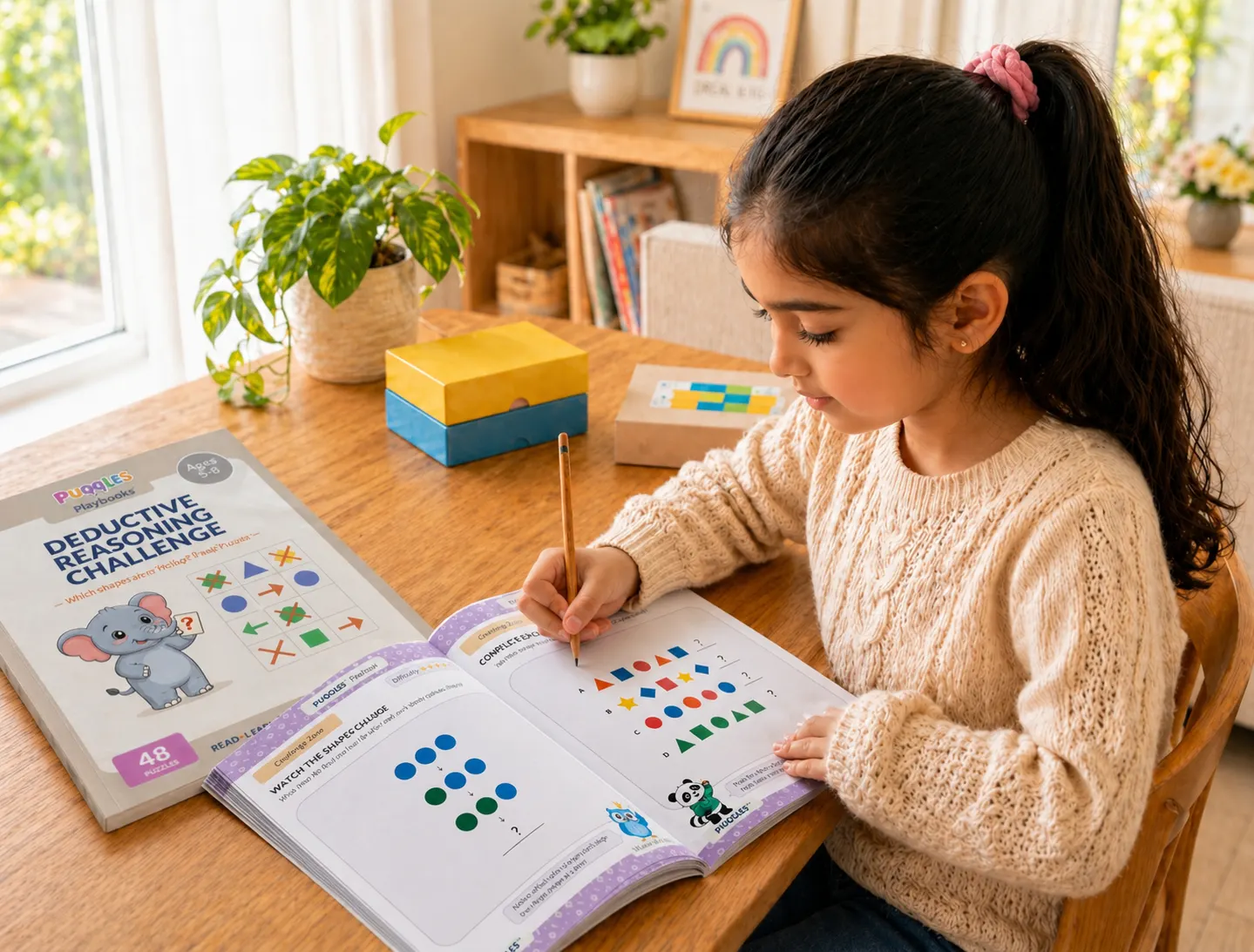 Child using PUQQLES